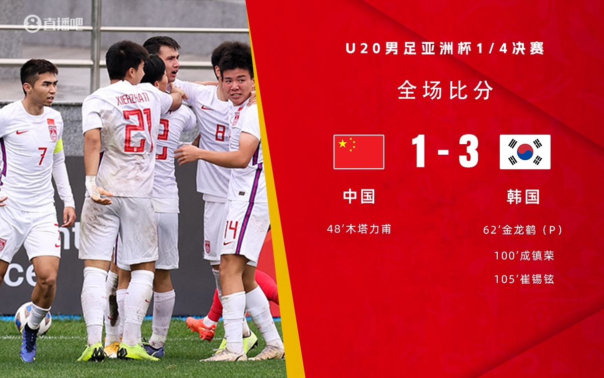 復(fù)仇！U22國(guó)足絕殺復(fù)仇韓國(guó)，2年前U20亞洲杯加時(shí)憾負(fù)無(wú)緣世青賽