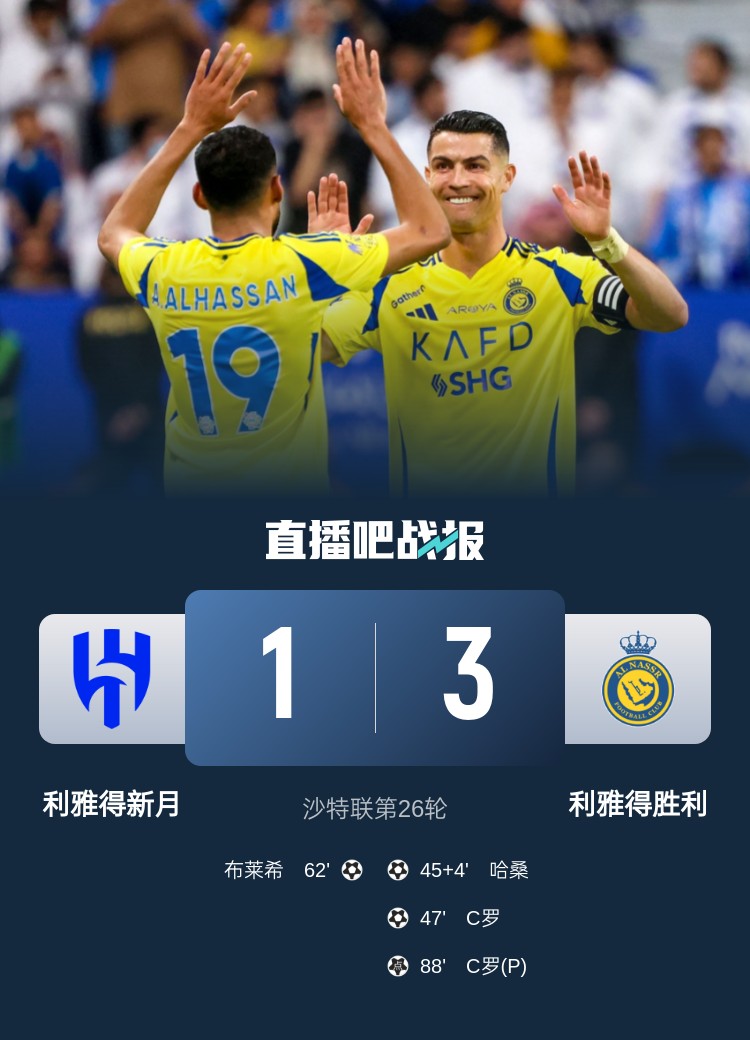 新月后衛(wèi)坦承德比表現(xiàn)：勝利發(fā)揮更勝一籌，我們必須彌補(bǔ)+糾錯(cuò)